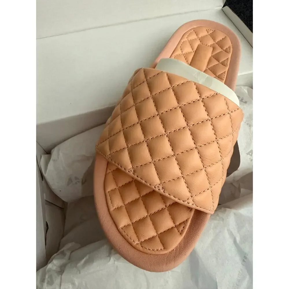 New Women’s APL  Lusso leather slides blush - Picture 2 of 4